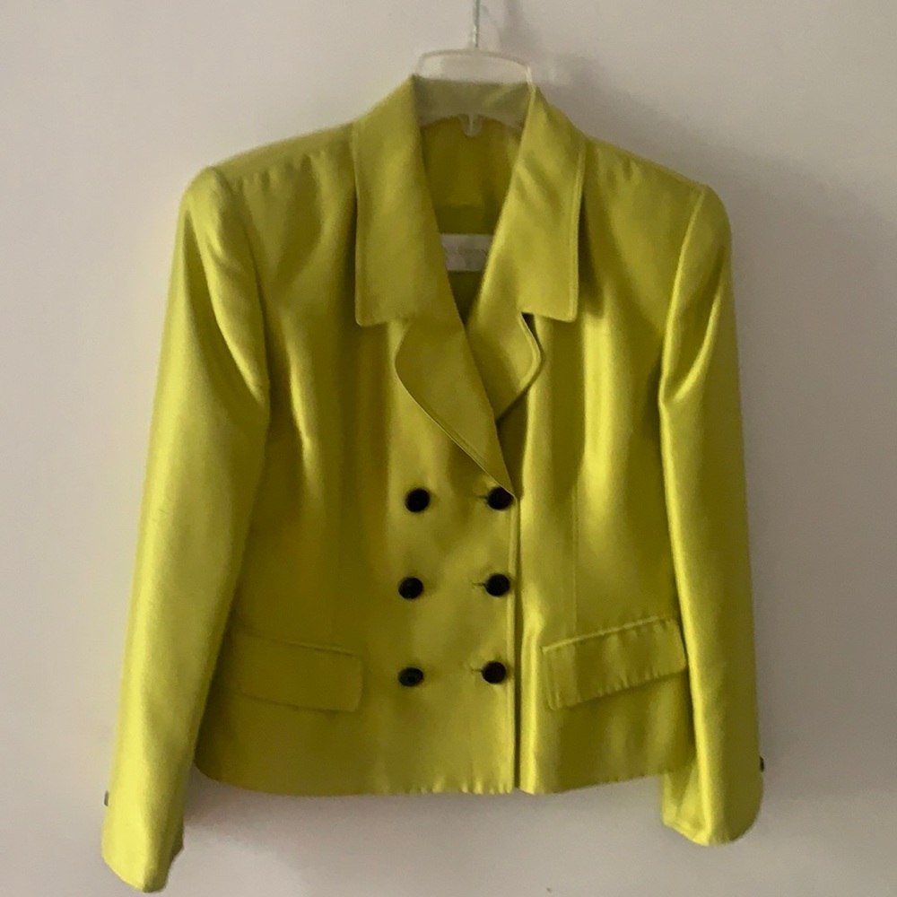 DanaBuchman double breasted silk blazer